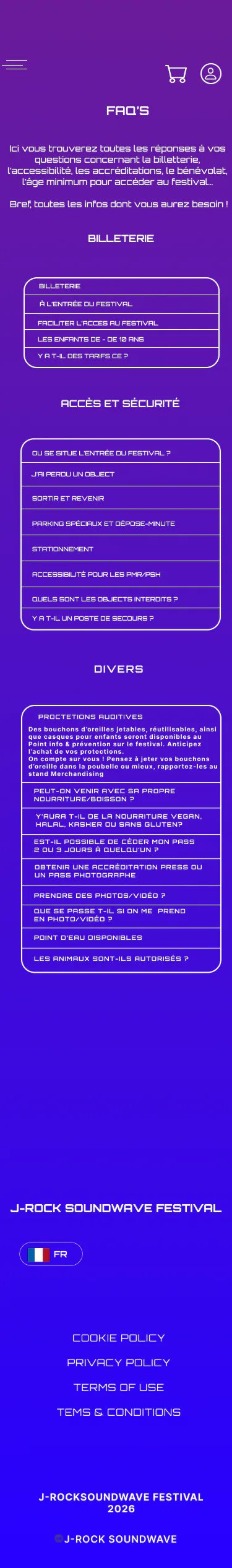 Divers - protections auditives - wireframe J-Rock Soundwave Festival